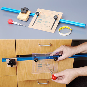 [ROCKLER] 록클러 디럭스 손잡이 지그잇(drawer pull jig it) / 37268 / 서랍 손잡이를 쉽고, 간편하게 효율적인 작업