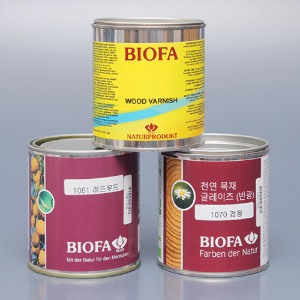 [BIOFA] 비오파 천연 칼라 오일스테인 375ml / 17컬러 (컬러옵션) / 회원할인, 적립제외 상품