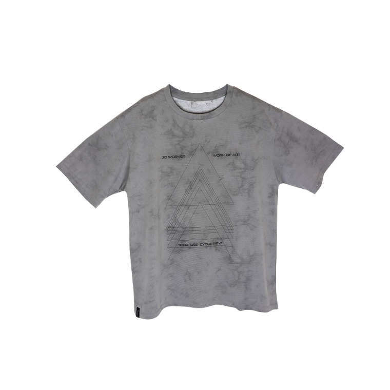 [SOBIT FASHION] 쏘비트_패션 트라이앵글 티셔츠 (WARM GREY)